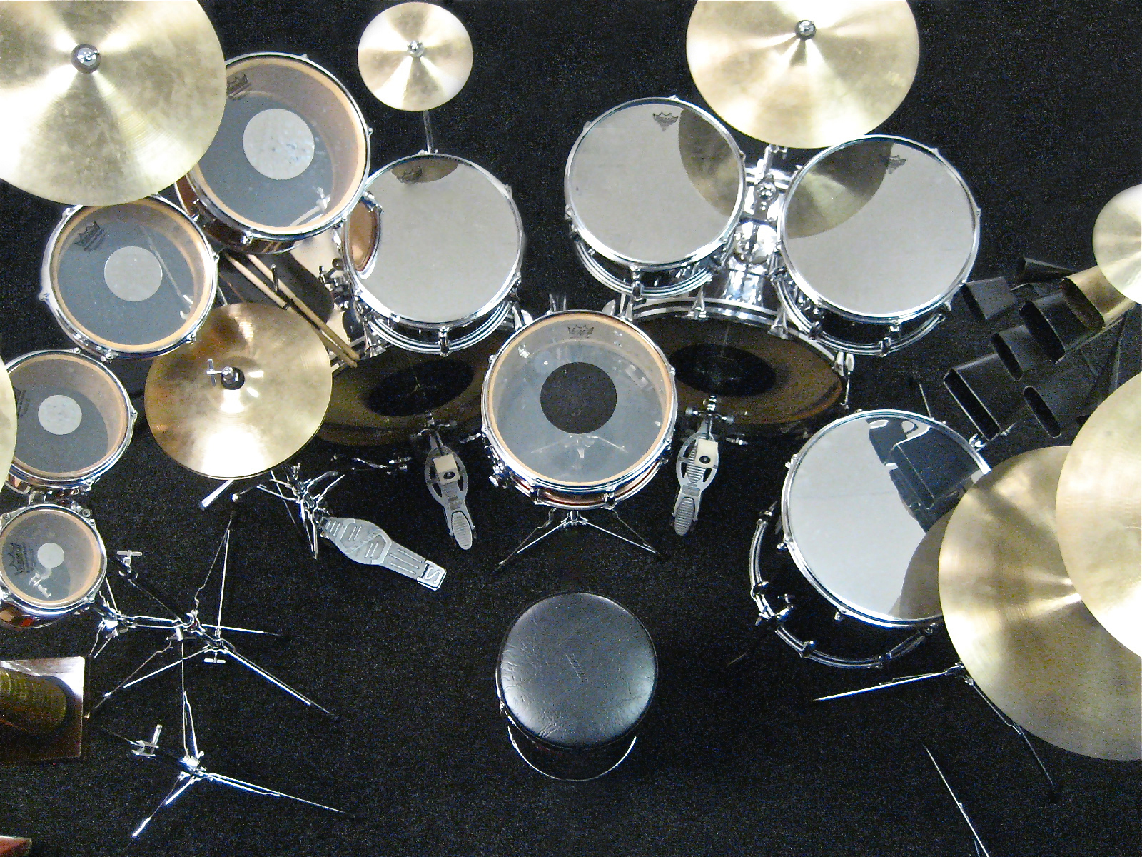 Neil Peart Chromey drums